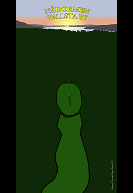 Poster: Nådormen Sommarsolstånd Solnedgång "Nadir"