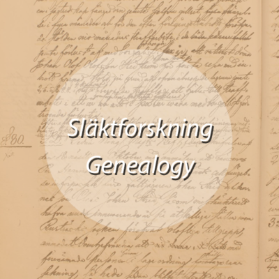 Släktforskning Genealogy